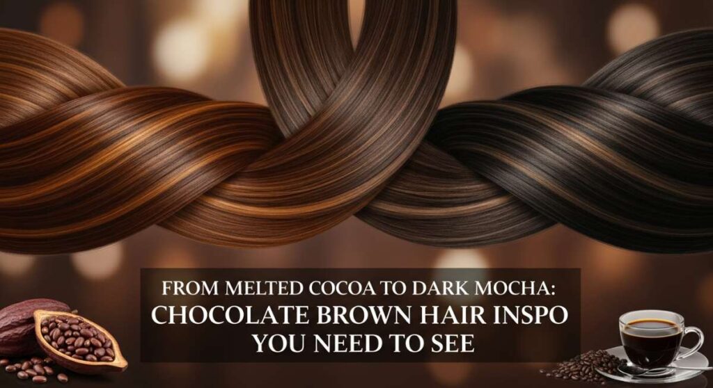 featured: from melted cocoa to dark mocha: chocolate brown hair inspo you need to see