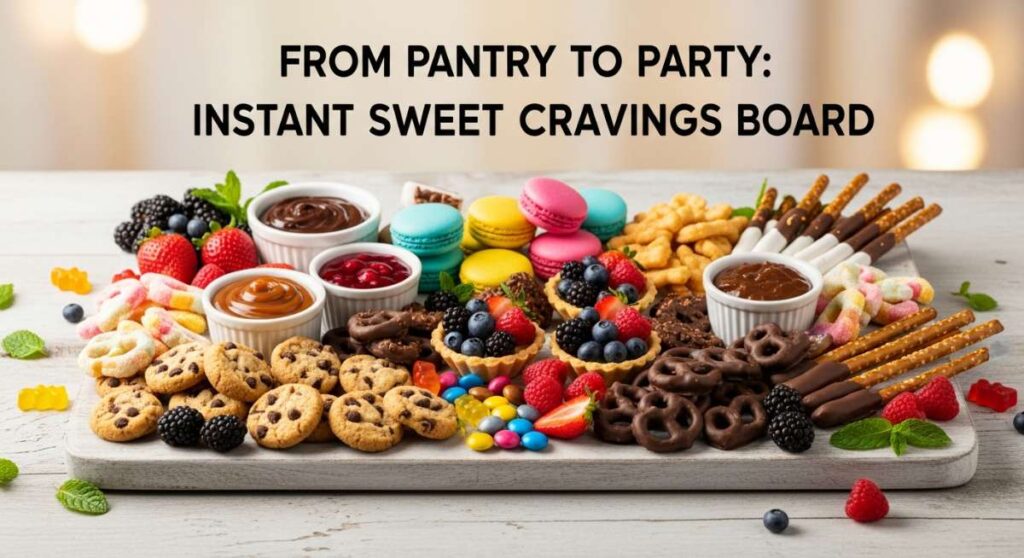 featured: from pantry to party: how to build an instant sweet cravings board