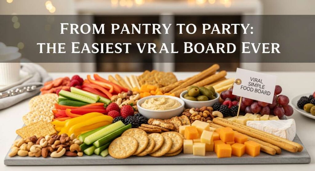 featured: from pantry to party: the easiest viral food board ever