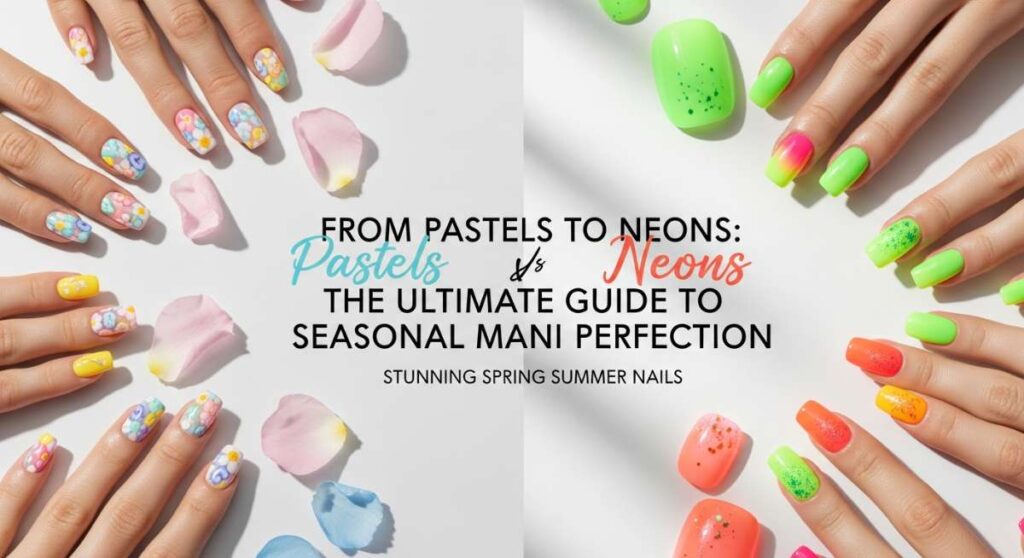 featured: from pastels to neons: the ultimate guide to seasonal mani perfection