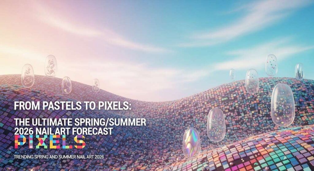 featured: from pastels to pixels: the ultimate spring/summer 2026 nail art forecast