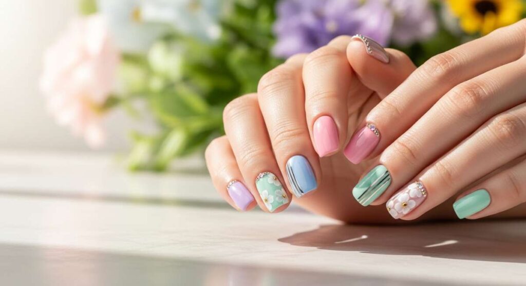 featured: from pastels to platinum: this season’s most expensive looking nail trends