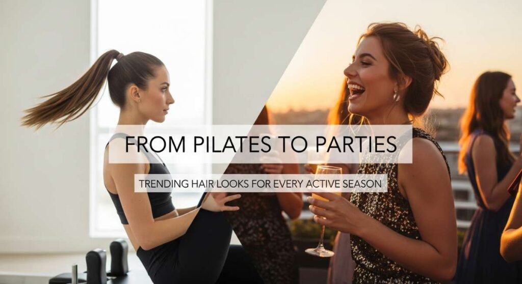 featured: from pilates to parties: trending hair looks for every active season