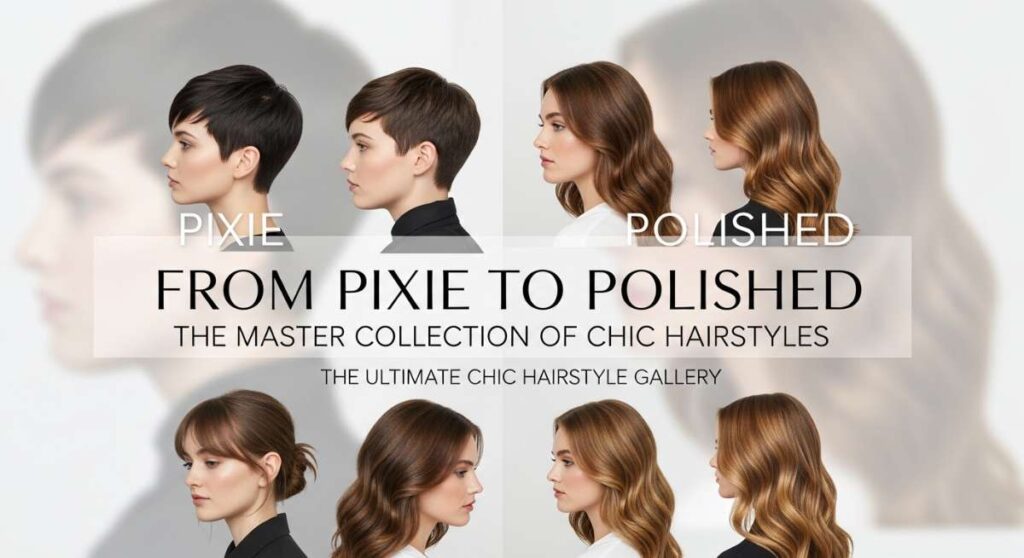 featured: from pixie to polished: the master collection of chic hairstyles