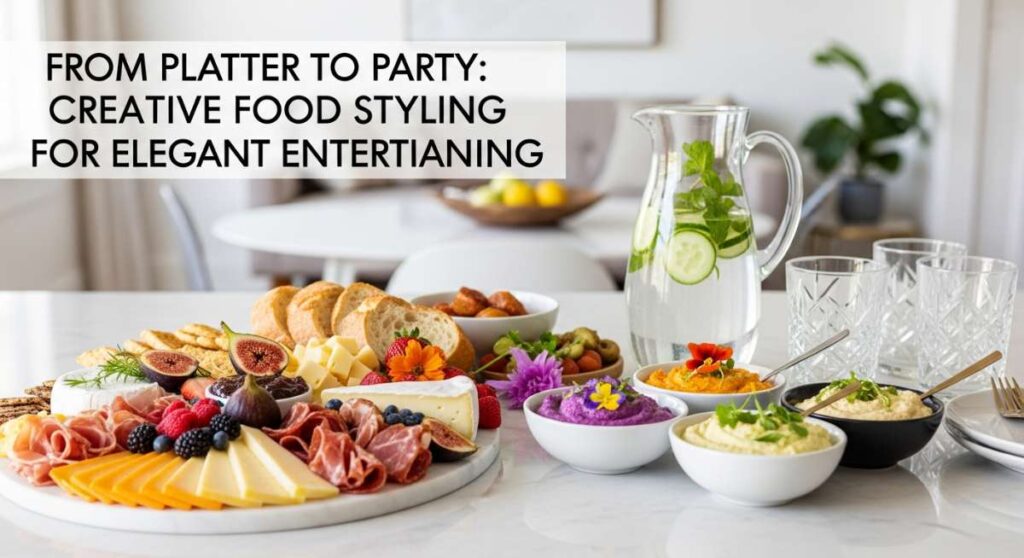 featured: from platter to party: creative food styling for elegant entertaining