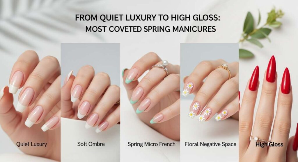 featured: from quiet luxury to high gloss: 2026’s most coveted spring manicures