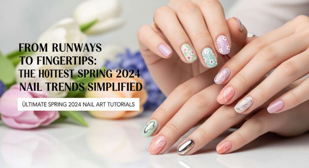 featured: from runways to fingertips: the hottest spring 2024 nail trends simplified