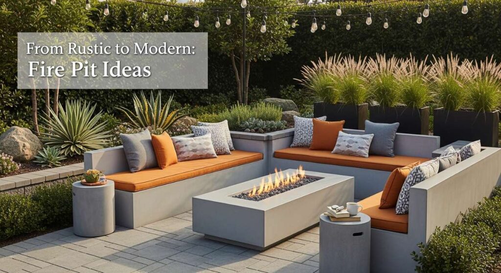 featured: from rustic to modern: fire pit ideas to elevate your home