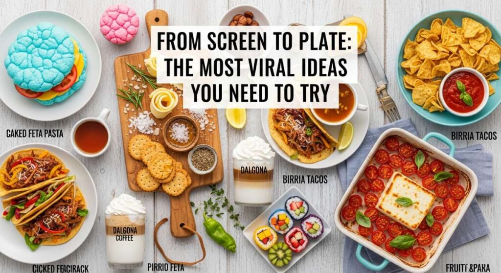 featured: from screen to plate: the most viral food ideas you need to try