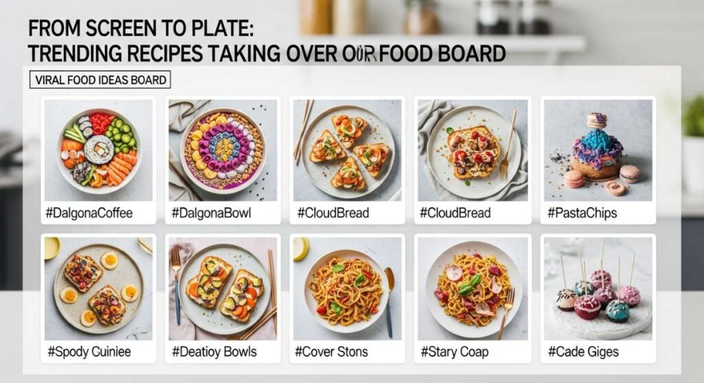 featured: from screen to plate: trending recipes taking over our food board