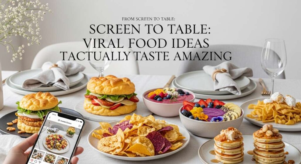 featured: from screen to table: viral food ideas that actually taste amazing