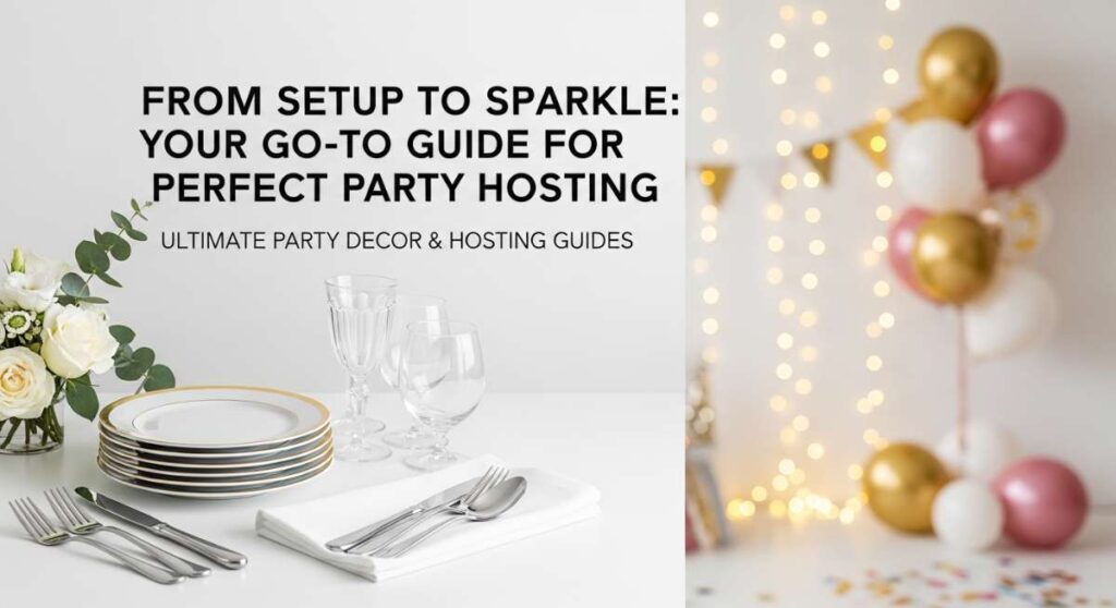 featured: from setup to sparkle: your go to guide for perfect party hosting
