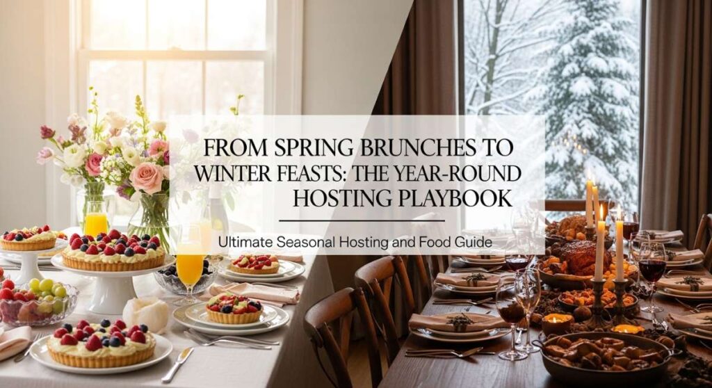 featured: from spring brunches to winter feasts: the year round hosting playbook