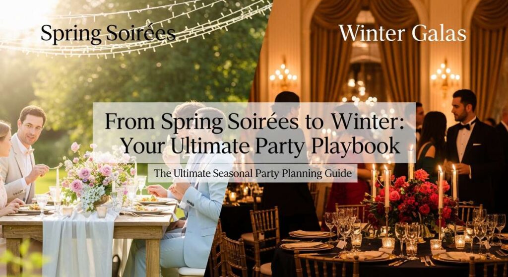 featured: from spring soirées to winter galas: your ultimate party playbook