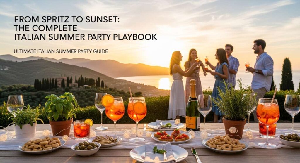 featured: from spritz to sunset: the complete italian summer party playbook