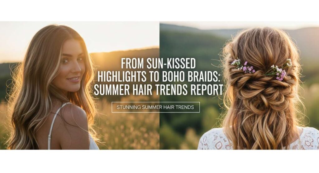 featured: from sun kissed highlights to boho braids: summer hair trends report