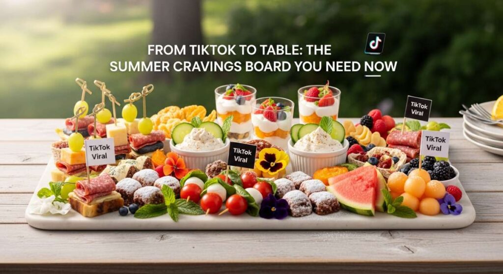 featured: from tiktok to table: the summer cravings board you need now