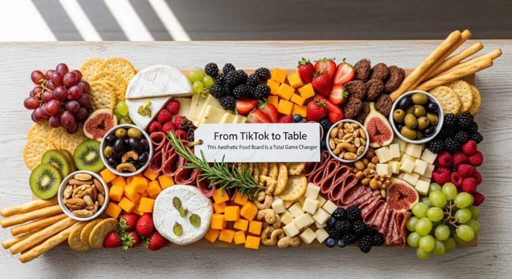 featured: from tiktok to table: this aesthetic food board is a total game changer