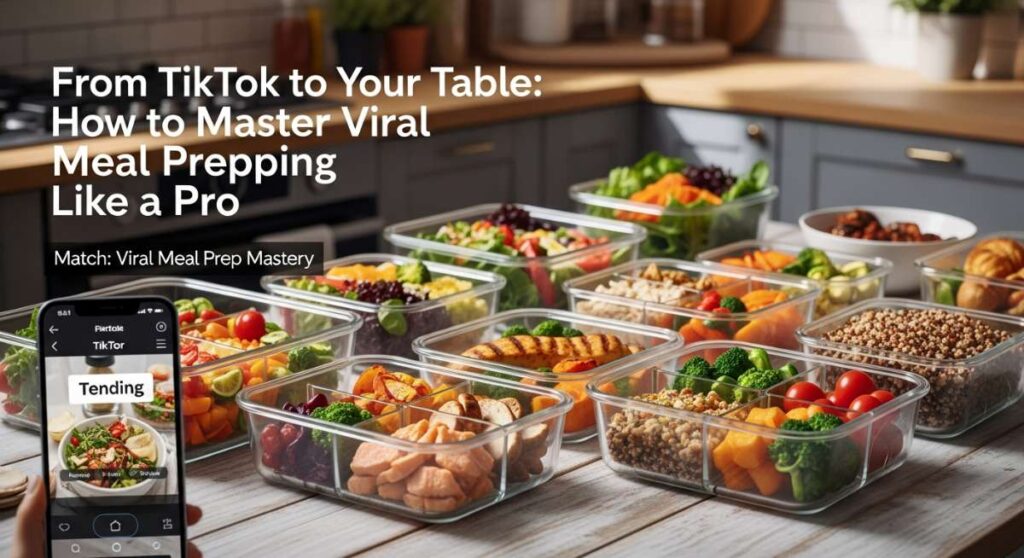 featured: from tiktok to your table: how to master viral meal prepping like a pro