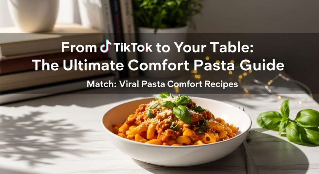 featured: from tiktok to your table: the ultimate comfort pasta guide
