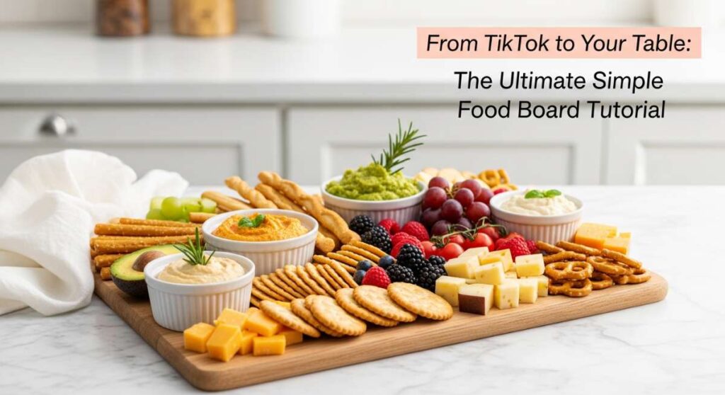 featured: from tiktok to your table: the ultimate simple food board tutorial