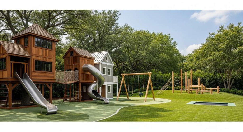 featured: from treehouses to mini mansions: the ultimate guide to luxury playgrounds