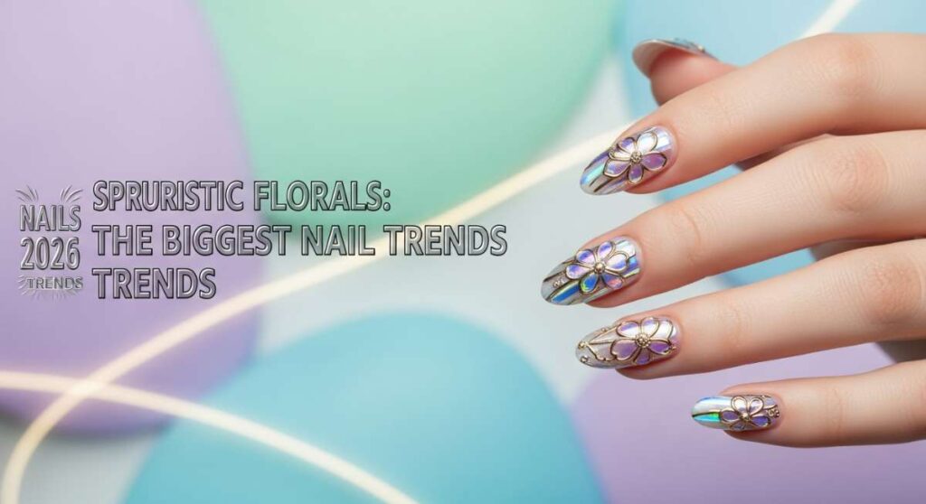featured: futuristic florals: the biggest nail trends for spring 2026 revealed