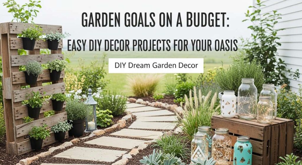 featured: garden goals on a budget: easy diy decor projects for your oasis