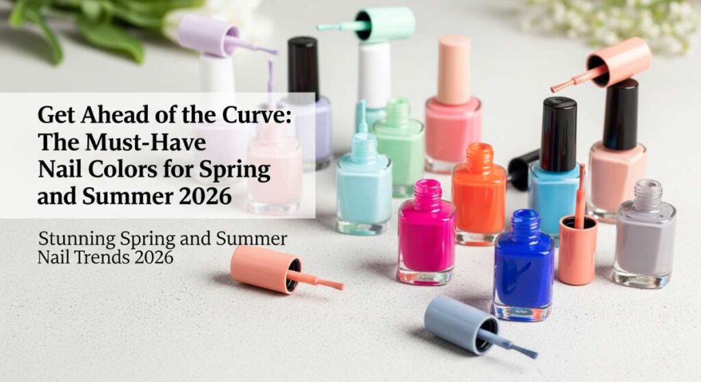 featured: get ahead of the curve: the must have nail colors for spring and summer 2026