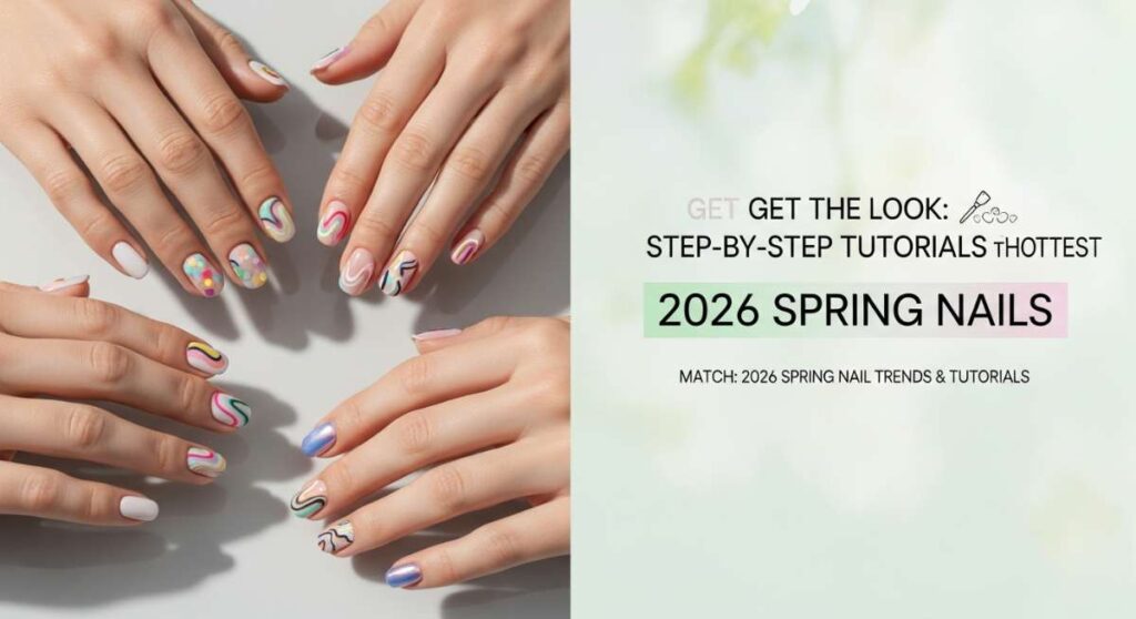 featured: get the look: step by step tutorials for the hottest 2026 spring nails