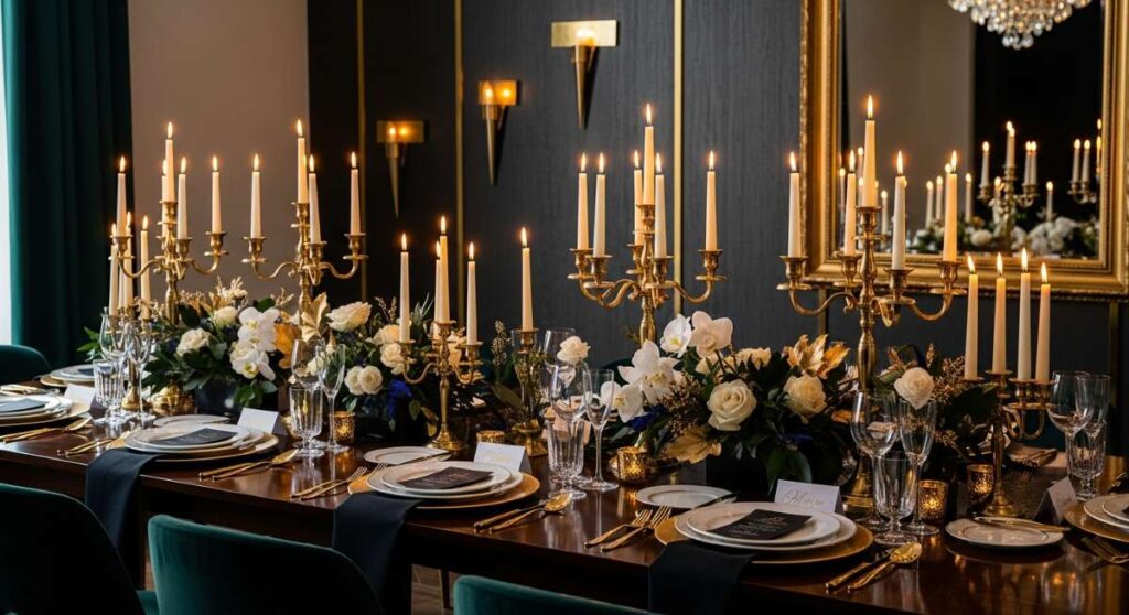 featured: gilded & glamorous: 10 luxury decor trends for an unforgettable soiree