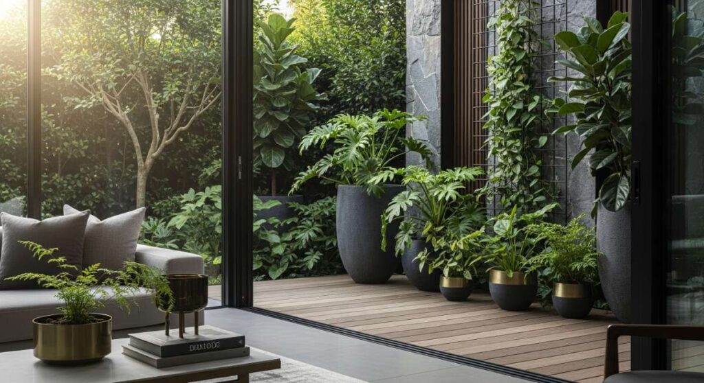 featured: gilded greenery: merging interior sophistication with botanical beauty
