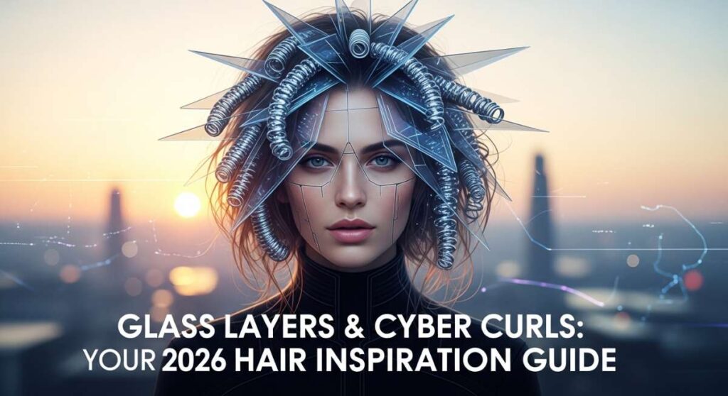 featured: glass layers & cyber curls: your 2026 hair inspiration guide