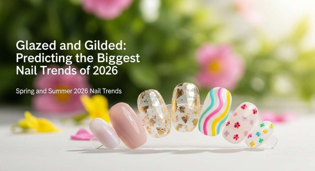 featured: glazed and gilded: predicting the biggest nail trends of 2026