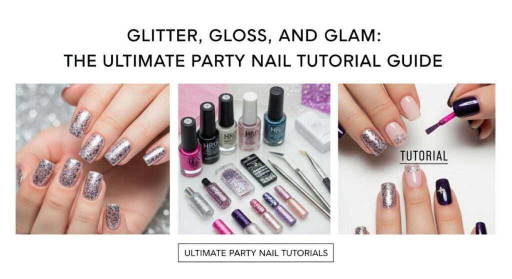 featured: glitter, gloss, and glam: the ultimate party nail tutorial guide
