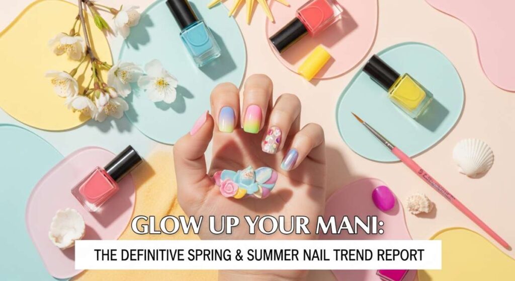 featured: glow up your mani: the definitive spring & summer nail trend report