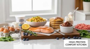 featured: guilt free cravings: your high protein comfort kitchen