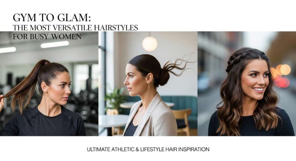 Gym to Glam: The Most Versatile Hairstyles for Busy Women featured: gym to glam: the most versatile hairstyles for busy women