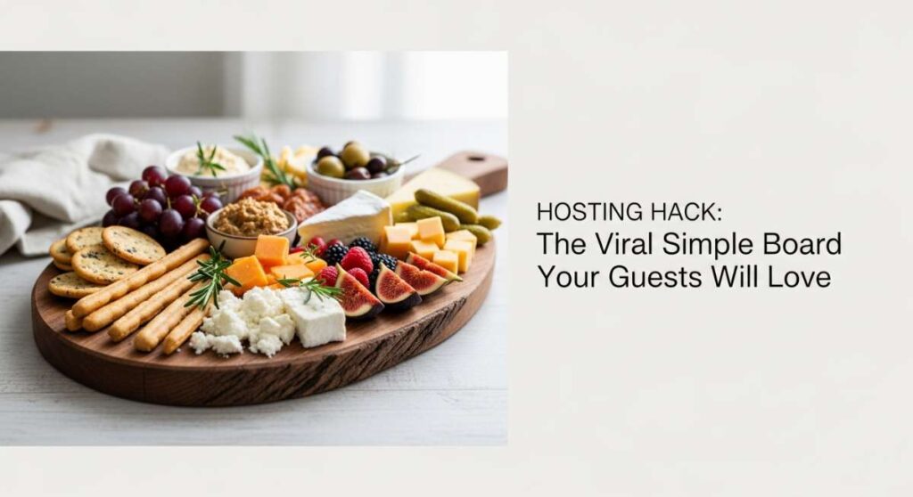featured: hosting hack: the viral simple board your guests will love