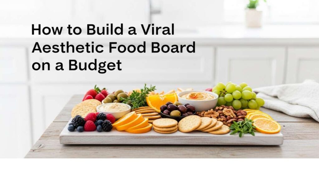 featured: how to build a viral aesthetic food board on a budget