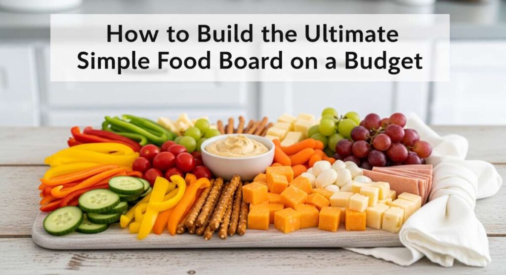 featured: how to build the ultimate simple food board on a budget