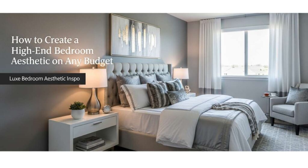 featured: how to create a high end bedroom aesthetic on any budget
