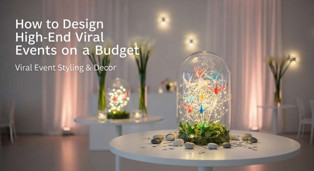featured: how to design high end viral events on a budget
