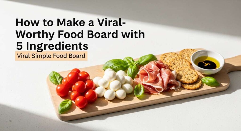 featured: how to make a viral worthy food board with just 5 ingredients