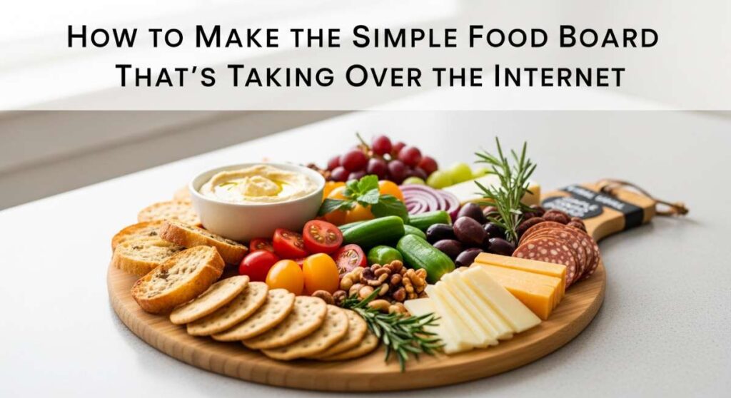 featured: how to make the simple food board that's taking over the internet