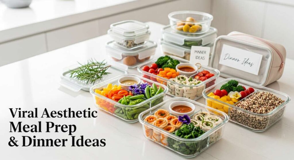 featured: how to master the aesthetic meal prep trend for stress free dinners