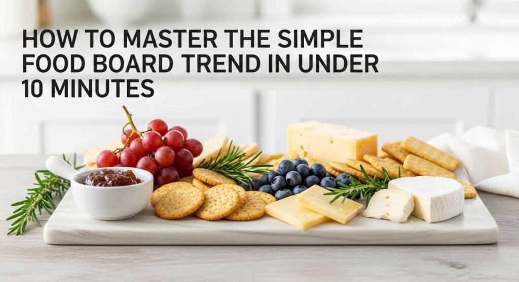 featured: how to master the simple food board trend in under 10 minutes