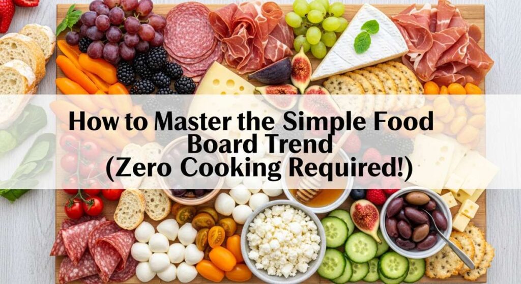 featured: how to master the simple food board trend (zero cooking required!)
