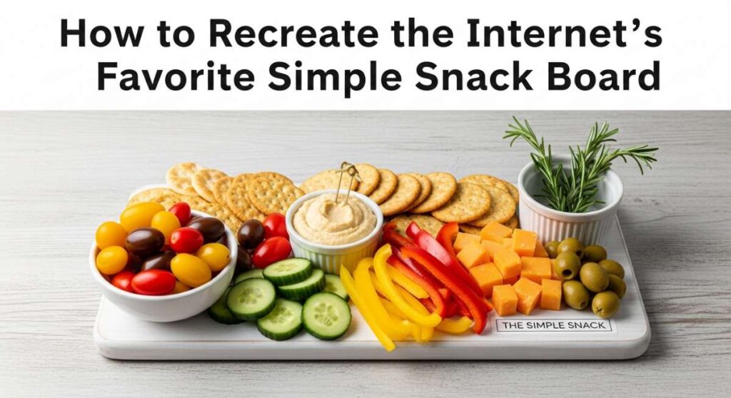 featured: how to recreate the internet's favorite simple snack board