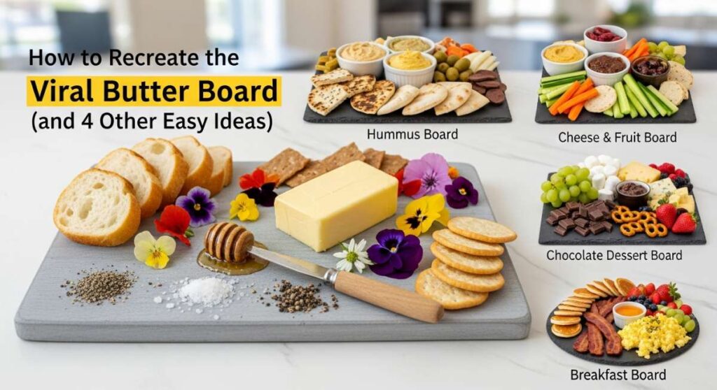 featured: how to recreate the viral butter board (and 4 other easy ideas)